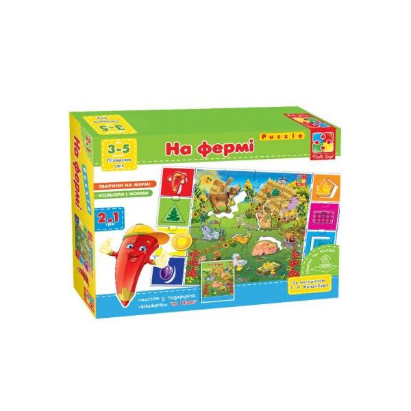 

Настольная игра Vladi Toys На ферме (укр.) (VT1603-01-1)