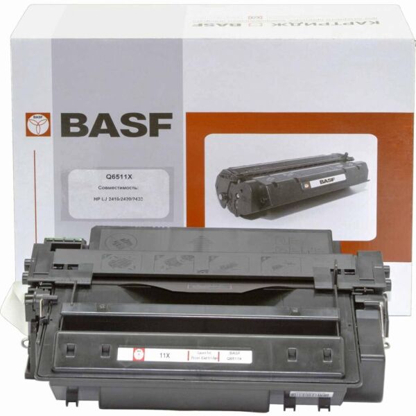 

Картридж BASF для HP LJ 2410/2420/2430 аналог Q6511X Black (KT-Q6511X)