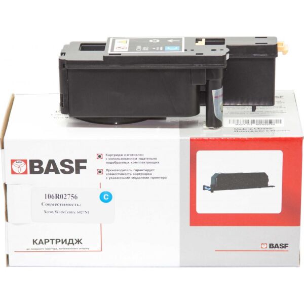 

Тонер-картридж BASF Xerox Ph 6020/6022/WC6025/6027 Cyan 106R02756 (KT-106R02756)