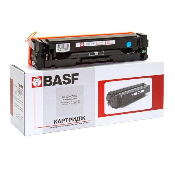 

Картридж BASF для HP LJ M252/M277 аналог CF401A Cyan (KT-CF401A)