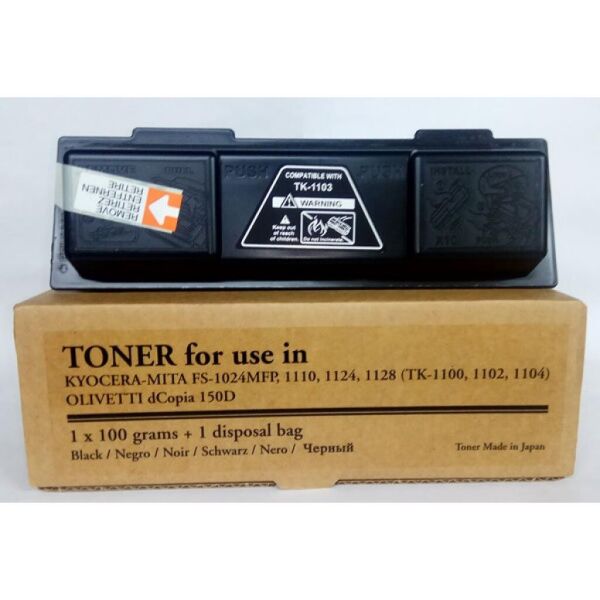 

Тонер-картридж Tomoegawa KYOCERA TK-1100+ chip (PY438Y.101)