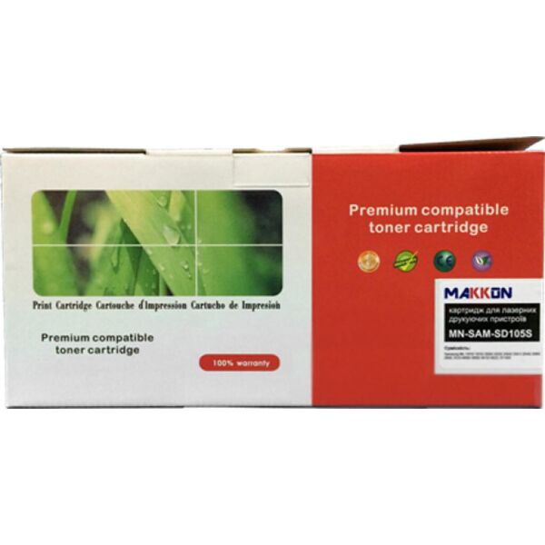 

Картридж Makkon Samsung MLT-D105S 1.5k Black (MN-SAM-SD105S)