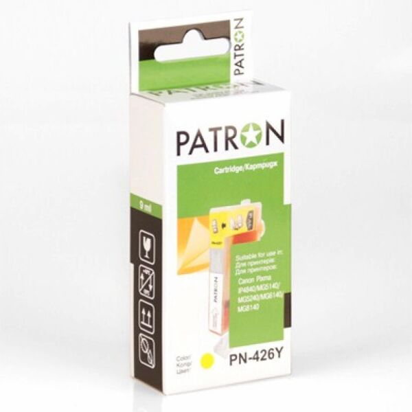 

Картридж PATRON CANON CLI-426 Yellow (CI-CAN-CLI-426-Y-PN)