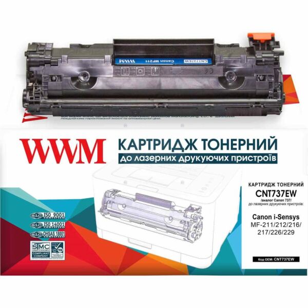 

Картридж WWM для Canon 737/ HPCF283X (CNT737EW)