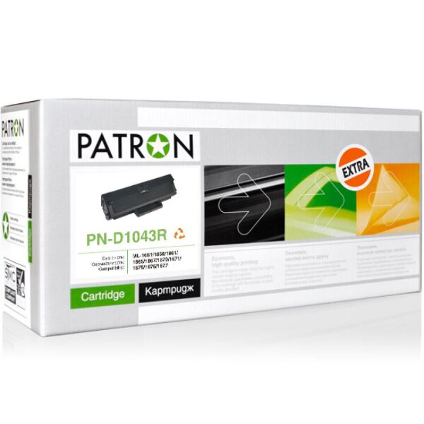 

Картридж PATRON SAMSUNG ML-1661 Extra /MLT-D1043S (PN-D1043R)