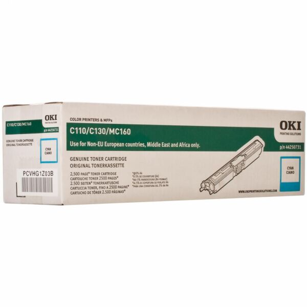 

Тонер-картридж OKI C110 44250731/CYAN (MAX) NON EU (44250731.000)