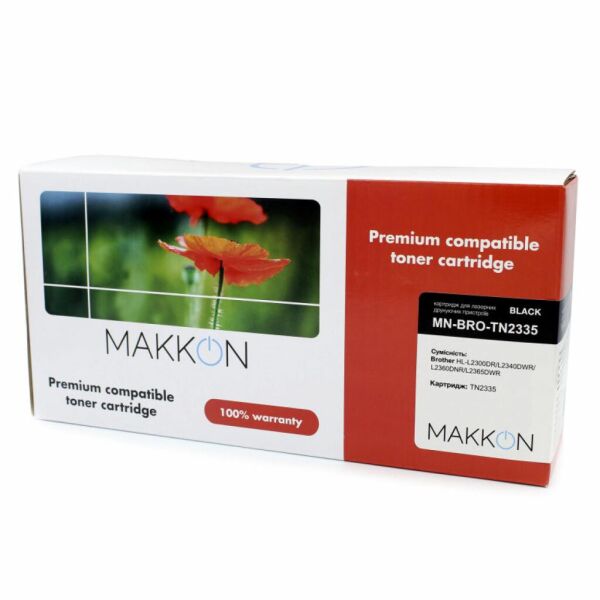 

Картридж Makkon Brother TN-2335 1.2k (MN-BRO-TN2335)
