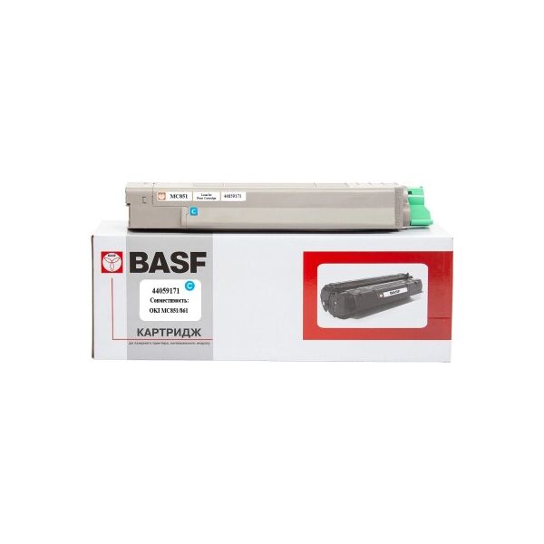 

Тонер-картридж BASF OKI MC851/861/ 44059171 Cyan (KT-MC851C)