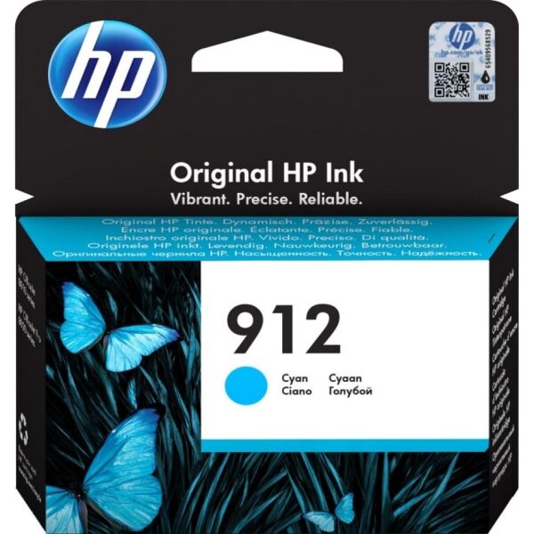

Картридж HP DJ No. 912 Cyan (3YL77AE)