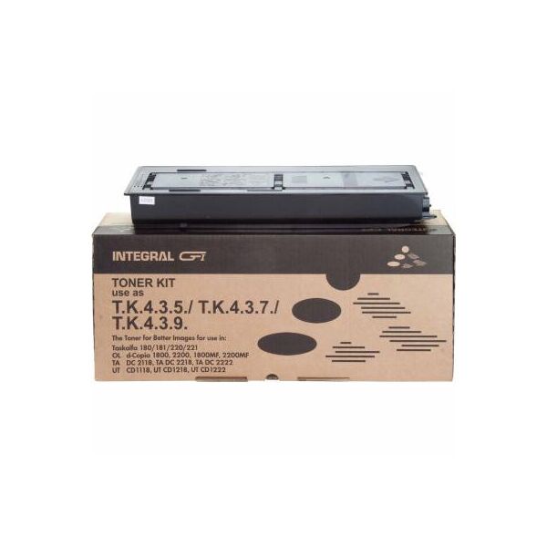 

Тонер-картридж Integral Kyocera TK-435 chip, Black, 800г (12100040C)