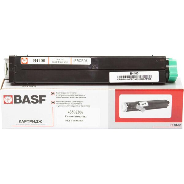 

Тонер-картридж BASF OKI B4400/4600, 43502306 (BASF-KT-43502306)