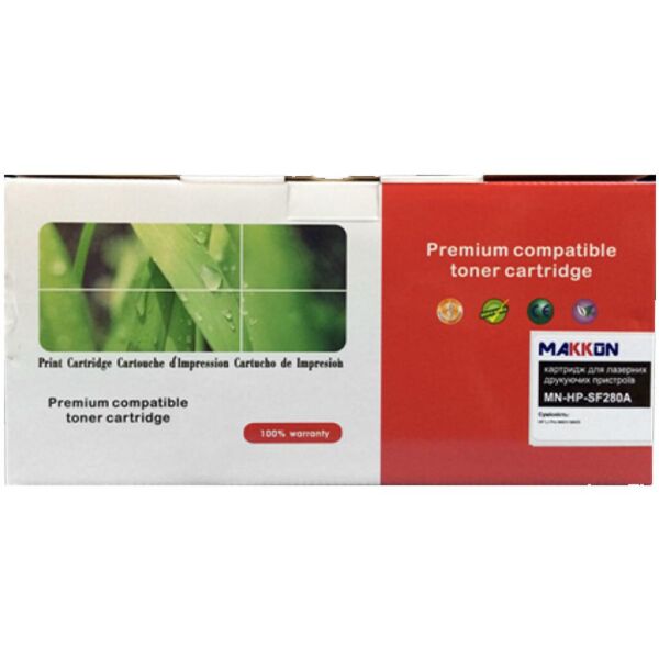 

Картридж Makkon HP LJ CF280A 2.7k Black (MN-HP-SF280A)