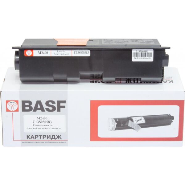 

Картридж BASF Epson AcuLaser MX20, M2400 аналог C13S050583 (KT-M2400-C13S050583)