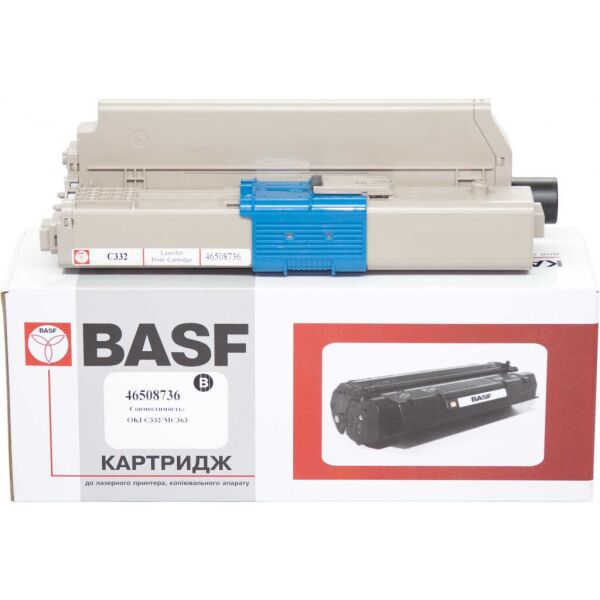 

Тонер-картридж BASF OKI C332/MC363 Black 46508736 (KT-46508736)