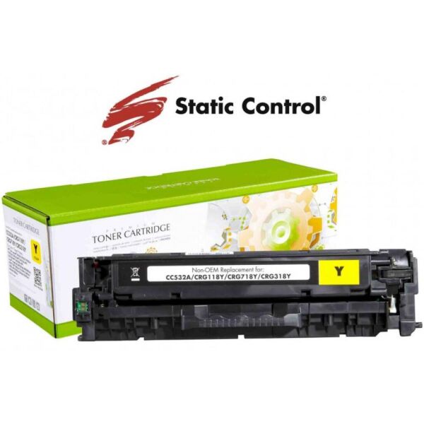 

Картридж Static Control HP CLJ CC532A (304A) 2.8k yellow (002-01-RC532A)