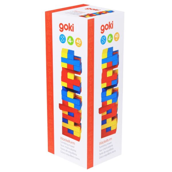 

Настольная игра Goki Дженга Разноцветная башня (HS973)