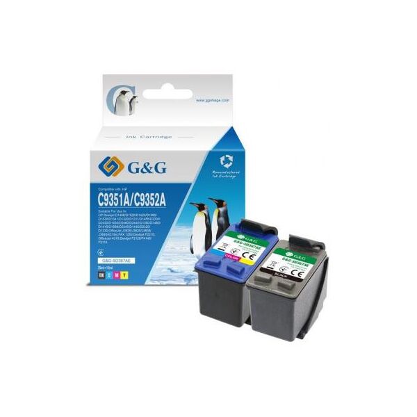 

Картридж G&G HP No.21/22 Black/Tri-color Combo Pack (GG-SD367AE)