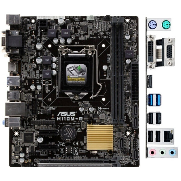 

Материнская плата ASUS s1151 H110 H110M-R/C/SI Bulk