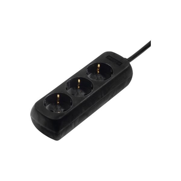 

Сетевой фильтр питания Hama 3xSchuko, 1.5мм, 1.4м Black (00030391)