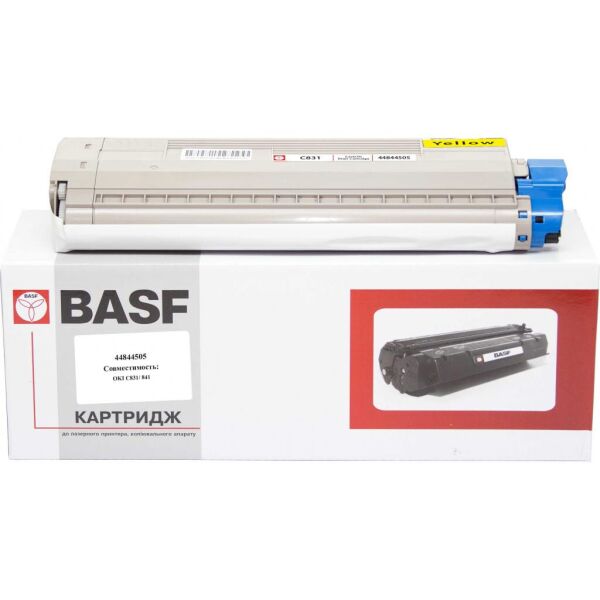 

Тонер-картридж BASF OKI C831/841 Yellow, 44844505 (KT-44844505)