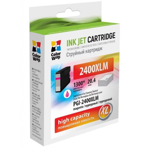 

Картридж ColorWay Canon PGI-2400 XL Magenta_OEM (CW-PGI-2400XLM_OEM)