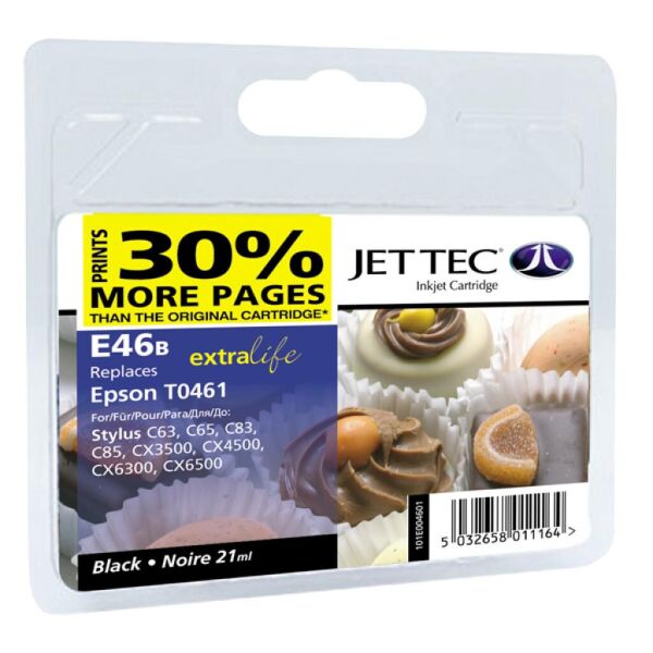

Картридж Jet Tec Epson Stylus C63/C65/C83 Black (110E004601)