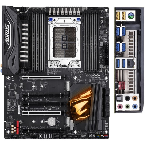

Gigabyte X399 Aorus Pro (sTR4, AMD X399, PCI-Ex16)