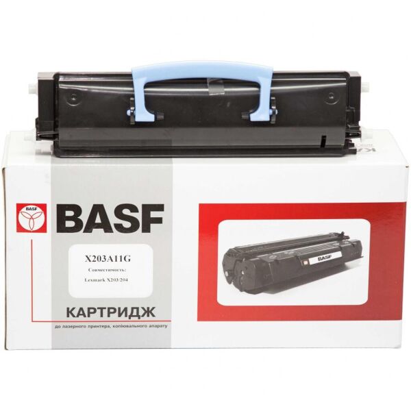 

Тонер-картридж BASF Lexmark X203/204 , X203A11G Black (BASF-KT-X203A11G)