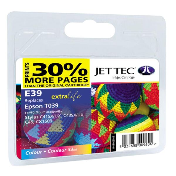 

Картридж Jet Tec Epson Stylus C41/C43/C45 Color (110E003913)