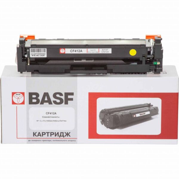 

Картридж BASF для HP LJ Pro M452dn/M452nw/M477fdn Yellow (KT-CF412A)