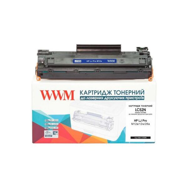 

Картридж WWM для HP LJ Pro M12a/12w/26a аналог CF279A (LC52N)