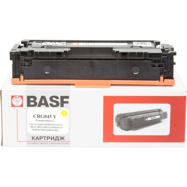 

Картридж BASF Canon 045Y, 1239C002 (KT-CRG045Y)