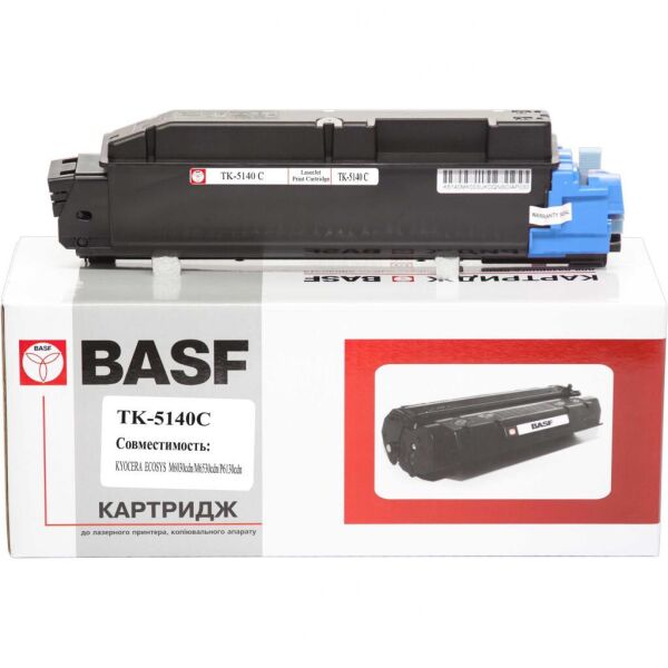 

Тонер-картридж BASF Kyoсera TK-5140 Cyan, 1T02NRCNL0 (KT-TK5140C)
