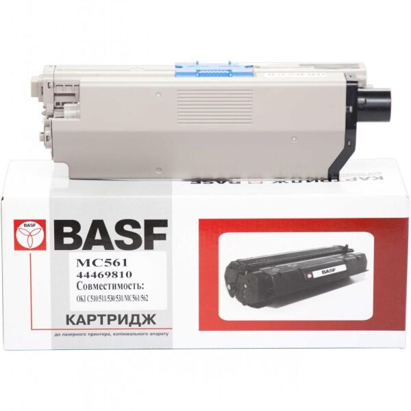 

Тонер-картридж BASF OKI C510/511/530 Black 44469810 (KT-MC561K)