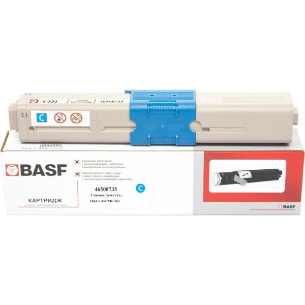 

Тонер-картридж BASF OKI C332/MC363 Cyan 46508735 (KT-46508735)