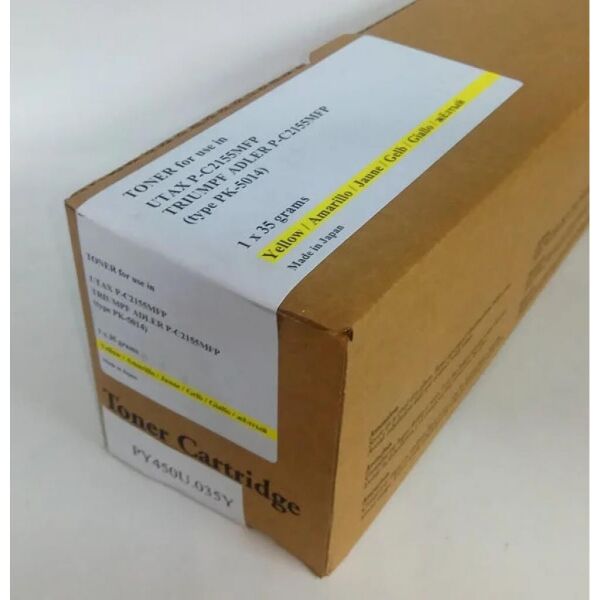 

Тонер-картридж Tomoegawa UTAX/TRIUMPF PK-5014Y Yellow + chip (PY450U.035Y)