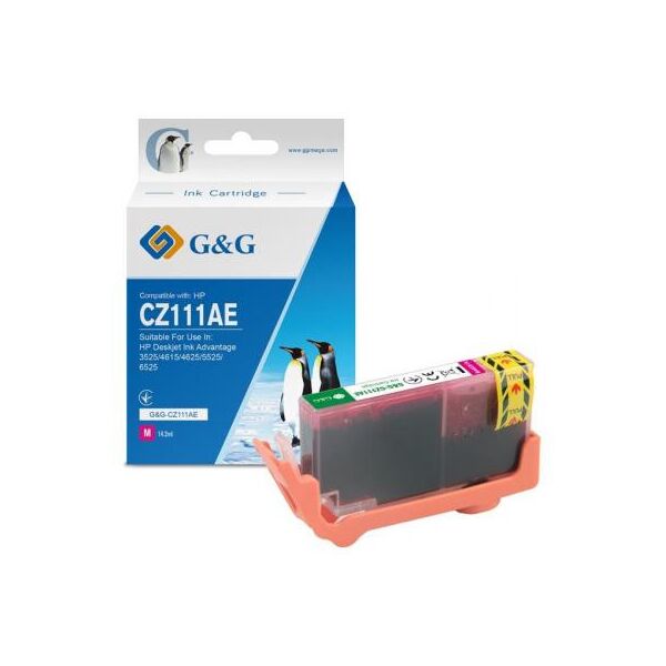 

Картридж G&G HP No.655 Magenta (G&G-CZ111AE)