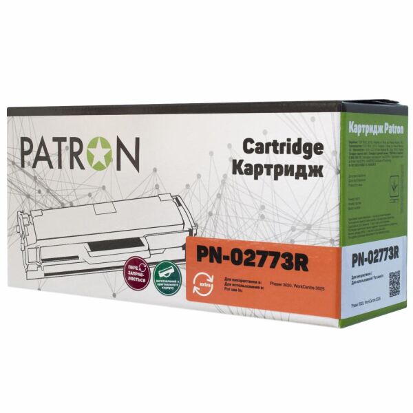 

Картридж PATRON XEROX Phaser 3020/WC3025 106R02773 Extra (PN-02773R)