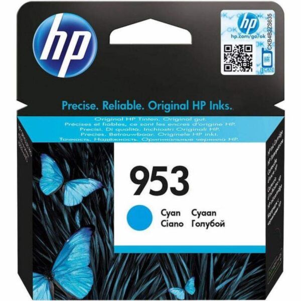 

Картридж HP DJ No.953 Officejet Pro 8210/8710/8720/8725/8730 Cyan, 700с (F6U12AE)