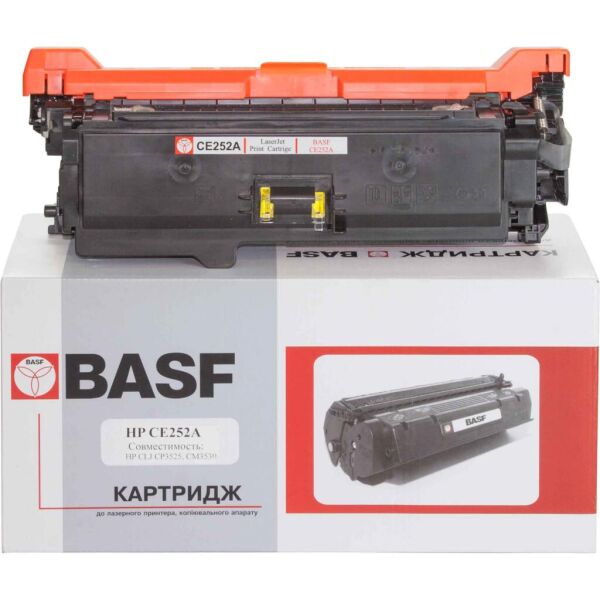 

Картридж BASF для HP CLJ CM3530/CP3525 аналог CE252A Yellow (KT-CE252A)