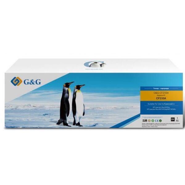 

Картридж G&G для HP LJ Ultra M106/M134 Black(33A) 2.3K (G&G-CF233A)