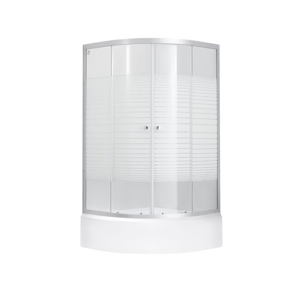 

Набор Lidz душевая кабина Wieza SC90x90.SAT.MID.L, стекло Linie 4 мм + поддон с панелью Kupala