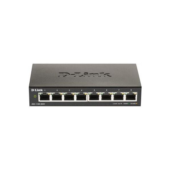

Коммутатор сетевой D-Link DGS-1100-08V2