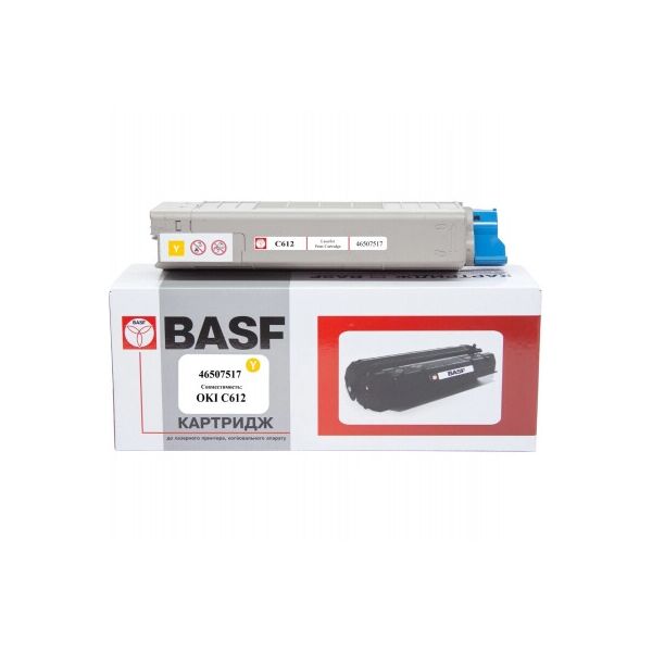 

Тонер-картридж BASF OKI C612/ 46507517 Yellow (KT-46507517)