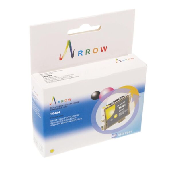 

Картридж Arrow Epson StPh R200/R340/RX620 Yellow (A-T0484)