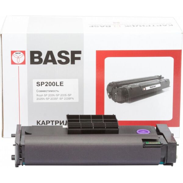 

Тонер-картридж BASF Ricoh Aficio SP200S/200SN Type SP 200LE Black 407263 (KT-SP200LE)