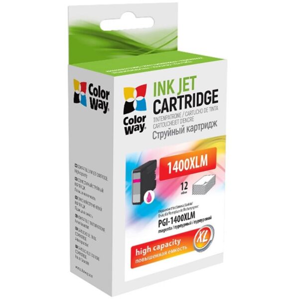 

Картридж ColorWay Canon PGI-1400 XL Magenta_OEM (CW-PGI-1400XLM_OEM)