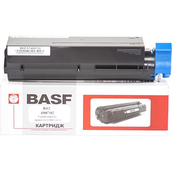 

Тонер-картридж BASF OKI B412/B432/MB472, 45807102 (BASF-KT-45807102)