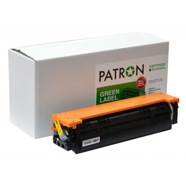 

Картридж PATRON CANON 045H BLACK GREEN Label (PN-045HKGL)