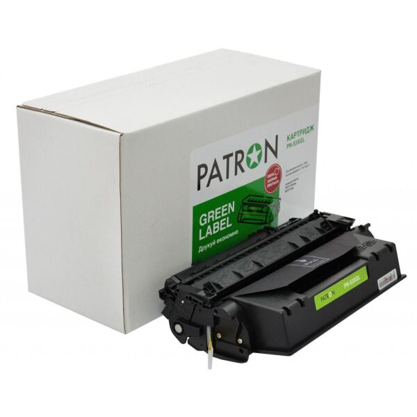 

Картридж PATRON HP Q7553X GREEN Label (PN-53XGL)